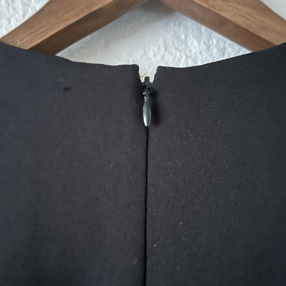 NWT Calvin Klein Classic Little Black Midi Dress Sz 2 LBD Cocktail Formal - Picture 5 of 13